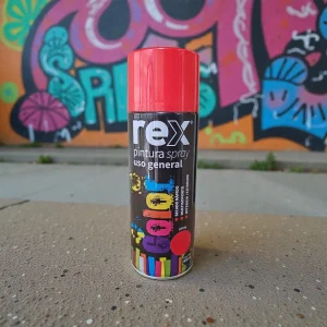 Pintura Spray Rex Rojo 400ml para uso general