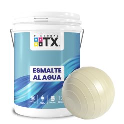 Esmalte al agua satinado marfil 1 galón