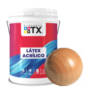 Látex acrílico ocre 1 galón interior y exterior