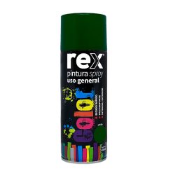 Pintura spray Rex verde oscuro 400 ml uso general