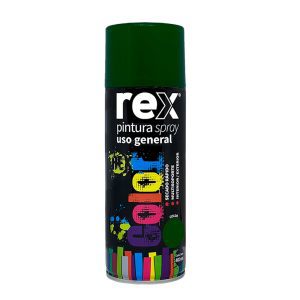 Pintura spray Rex verde oscuro 400 ml uso general