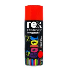 Pintura spray Rex naranjo 400 ml uso general
