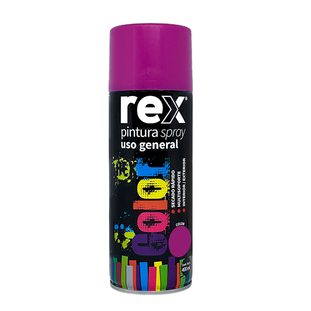 Pintura spray Rex violeta 400 ml uso general
