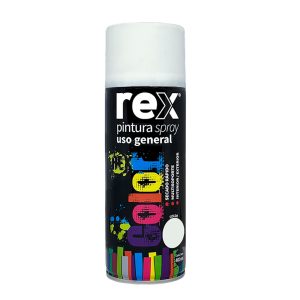 Pintura spray Rex blanco mate 400 ml uso general