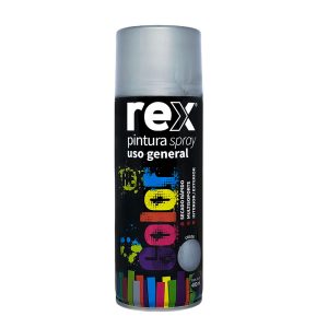 Pintura spray Rex aluminio 400 ml uso general