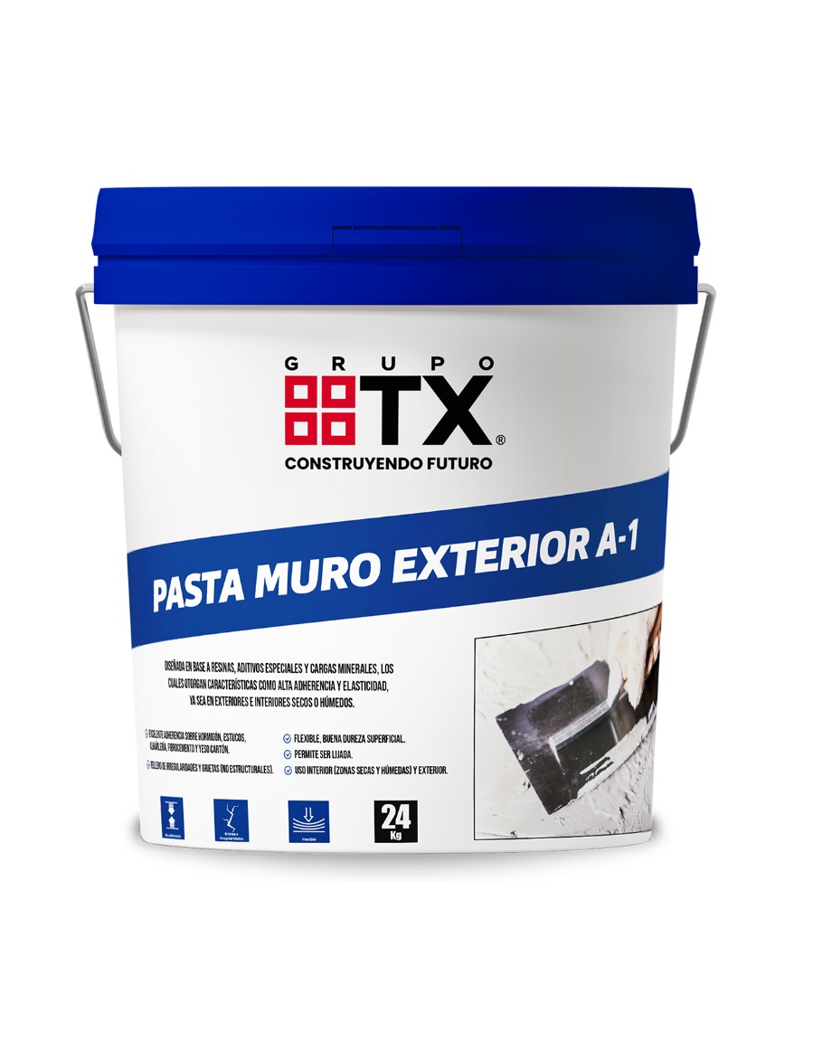 PASTA MURO EXT 24Kg PASTA MURO EXTERIOR A-1 Revestimiento Acrílico Grupo TX.